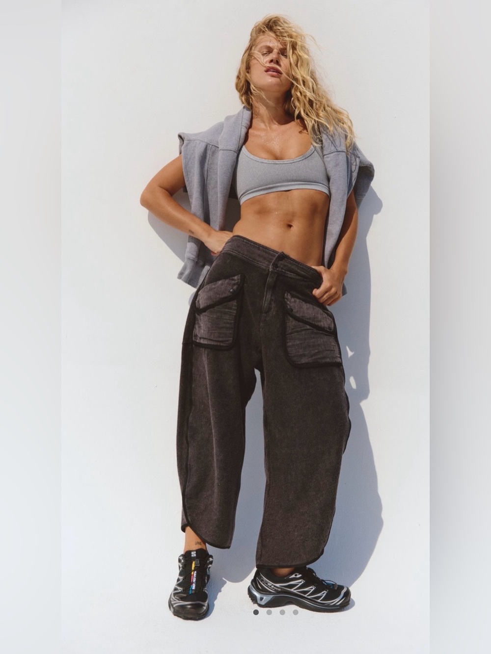 NEW Free People Movement S Timko Pants in Black 🖤 NWOT $148 retail